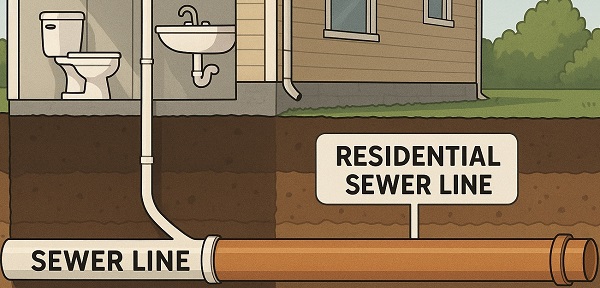 Residential Sewer Line